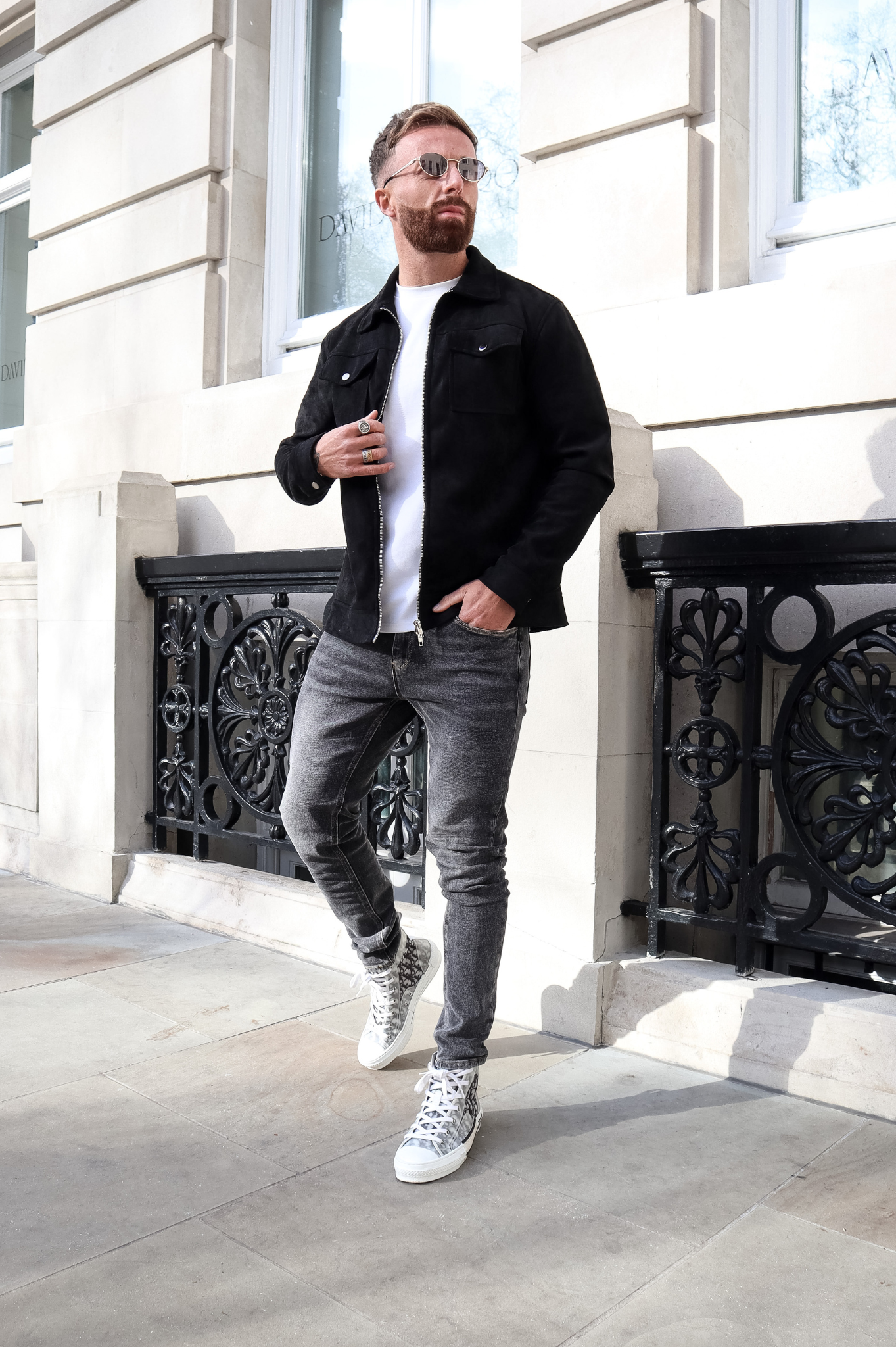 CAPO Black Suede Jacket