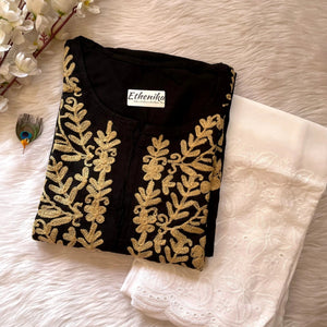 Luckhnowi Chikankari Kurti Palazzo set