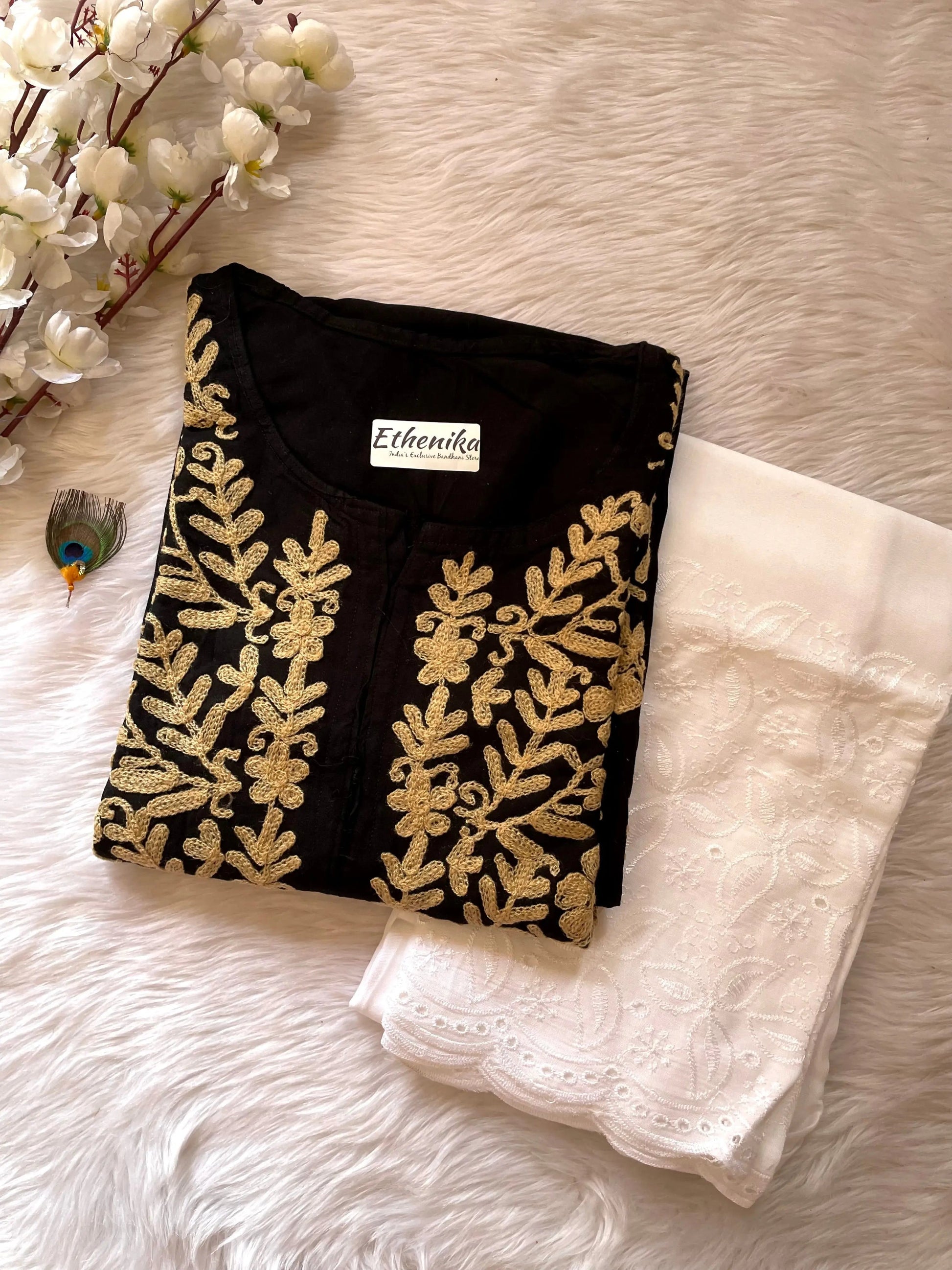 Luckhnowi Chikankari Kurti Palazzo set