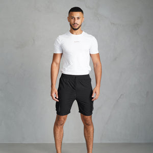 CAPO Lightweight Black Cargo Shorts