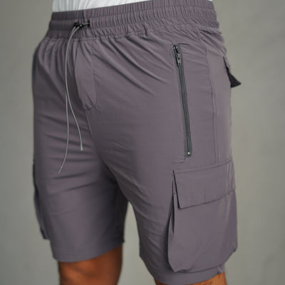 CAPO Lightweight Dark Grey Cargo Shorts