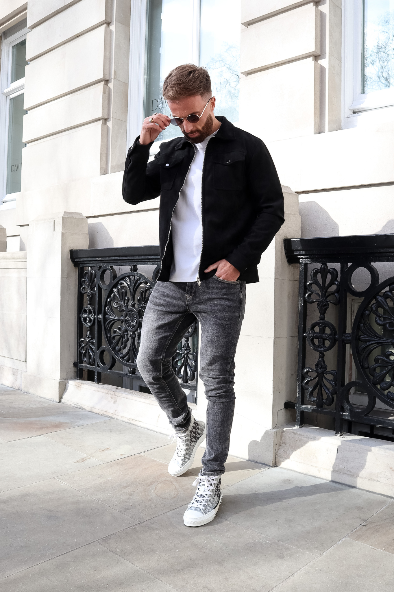 CAPO Black Suede Jacket