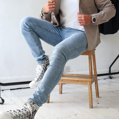 CAPO Slim Fit Blue Jeans