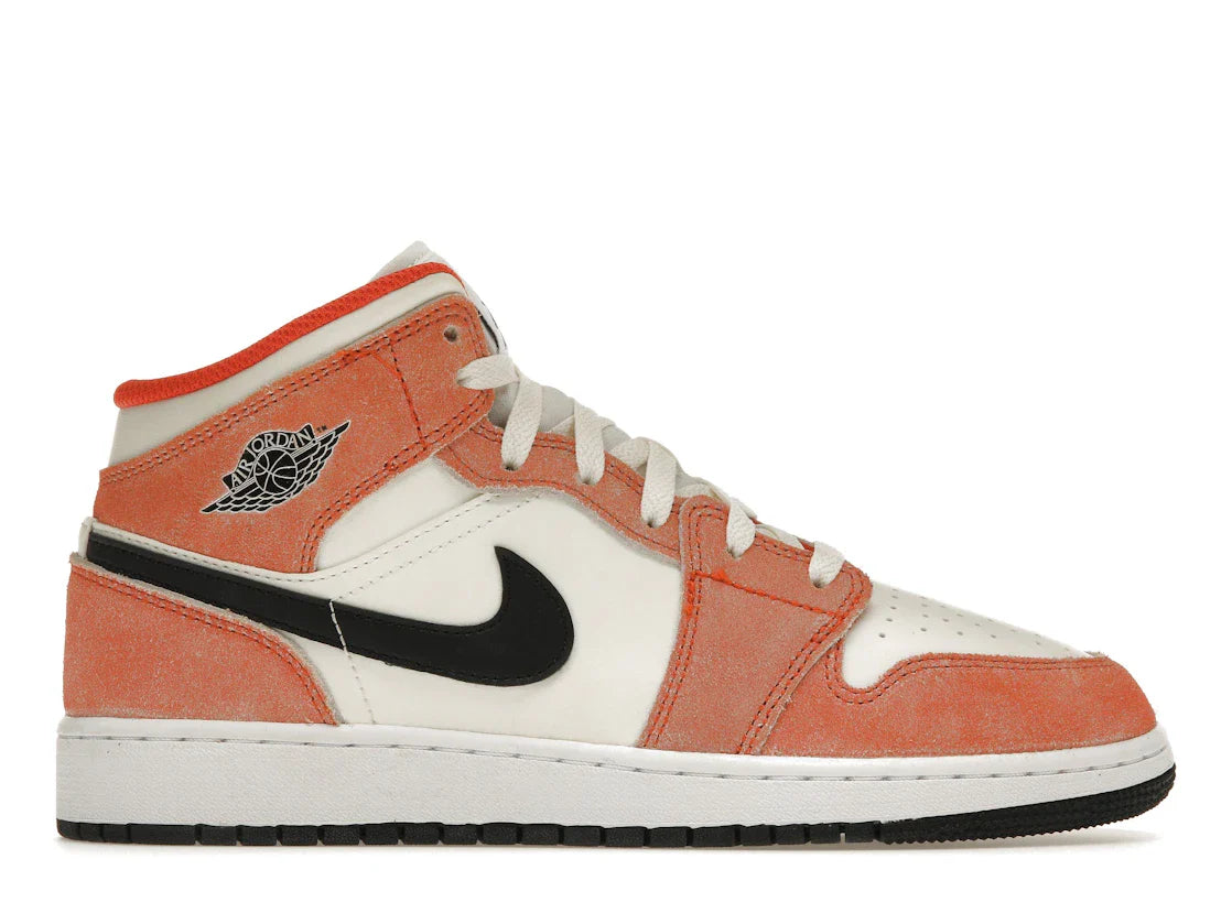 Nike Air Jordan 1 Mid 'Orange Suede'