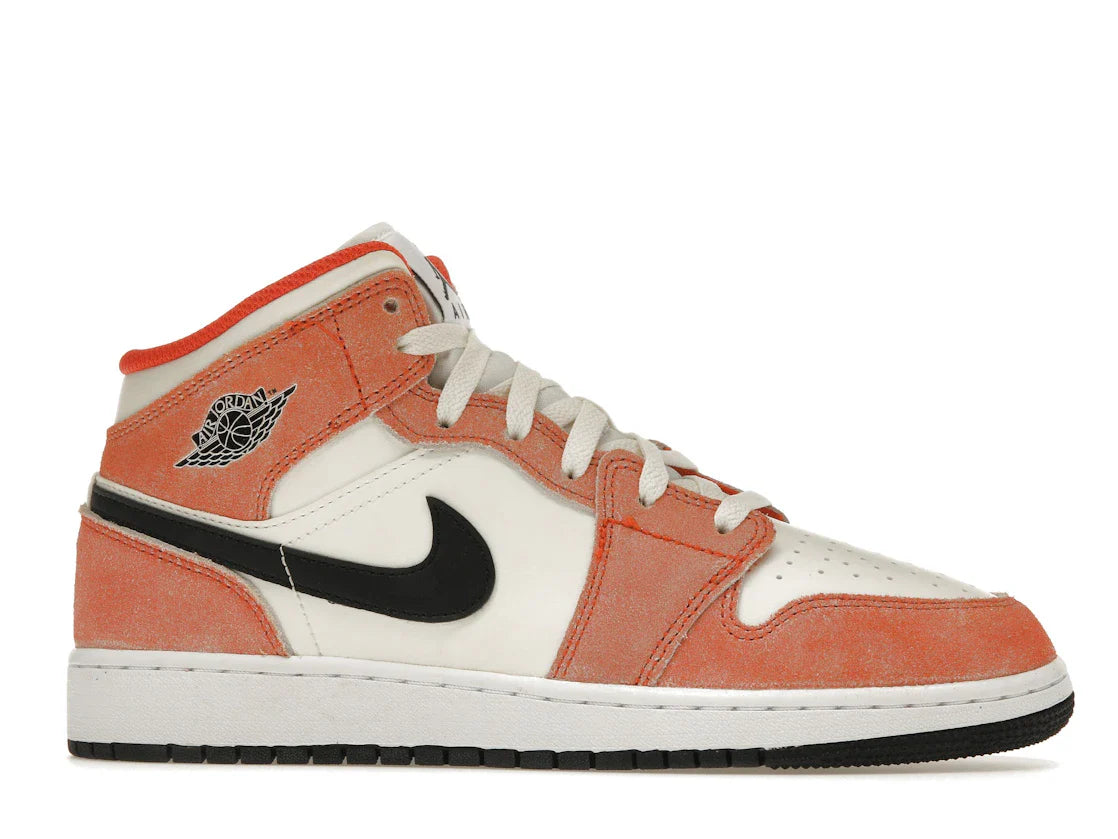 Nike Air Jordan 1 Mid 'Orange Suede'