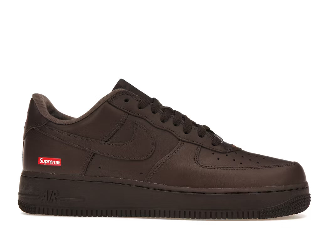 Nike Air Force 1 Low Supreme Box Logo Baroque Brown