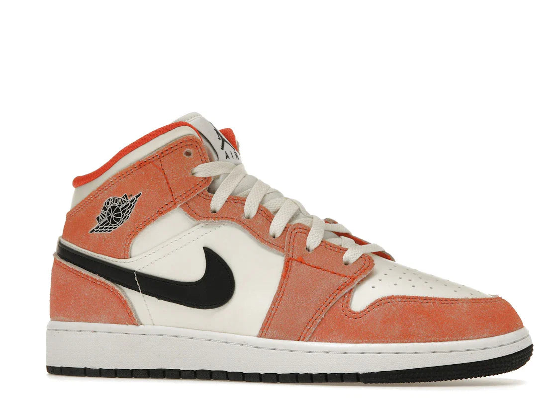 Nike Air Jordan 1 Mid 'Orange Suede'