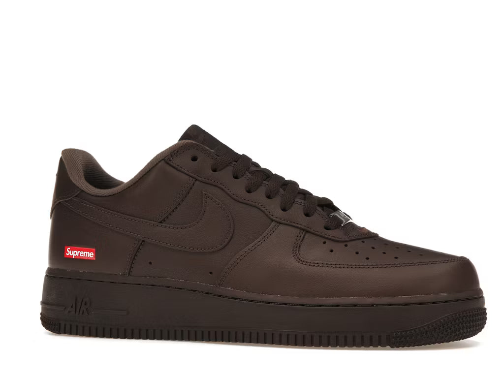 Nike Air Force 1 Low Supreme Box Logo Baroque Brown