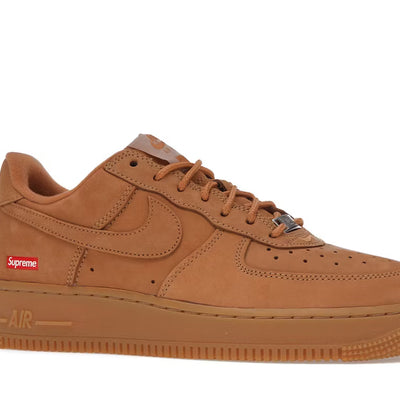 Nike Air Force 1 Low Supreme Box Logo Wheat Flax