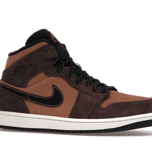 Nike Air Jordan 1 Mid 'Dark Chocolate/Earth'