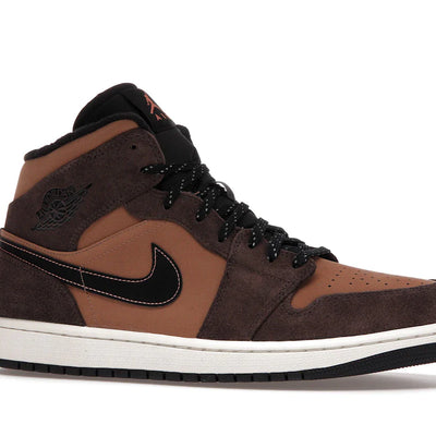 Nike Air Jordan 1 Mid 'Dark Chocolate/Earth'