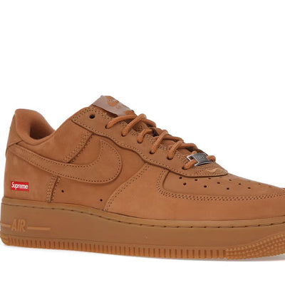 Nike Air Force 1 Low Supreme Box Logo Wheat Flax