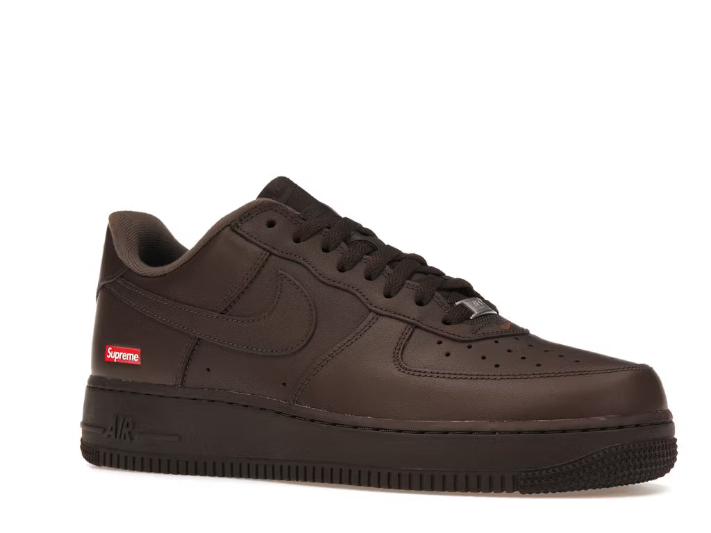 Nike Air Force 1 Low Supreme Box Logo Baroque Brown