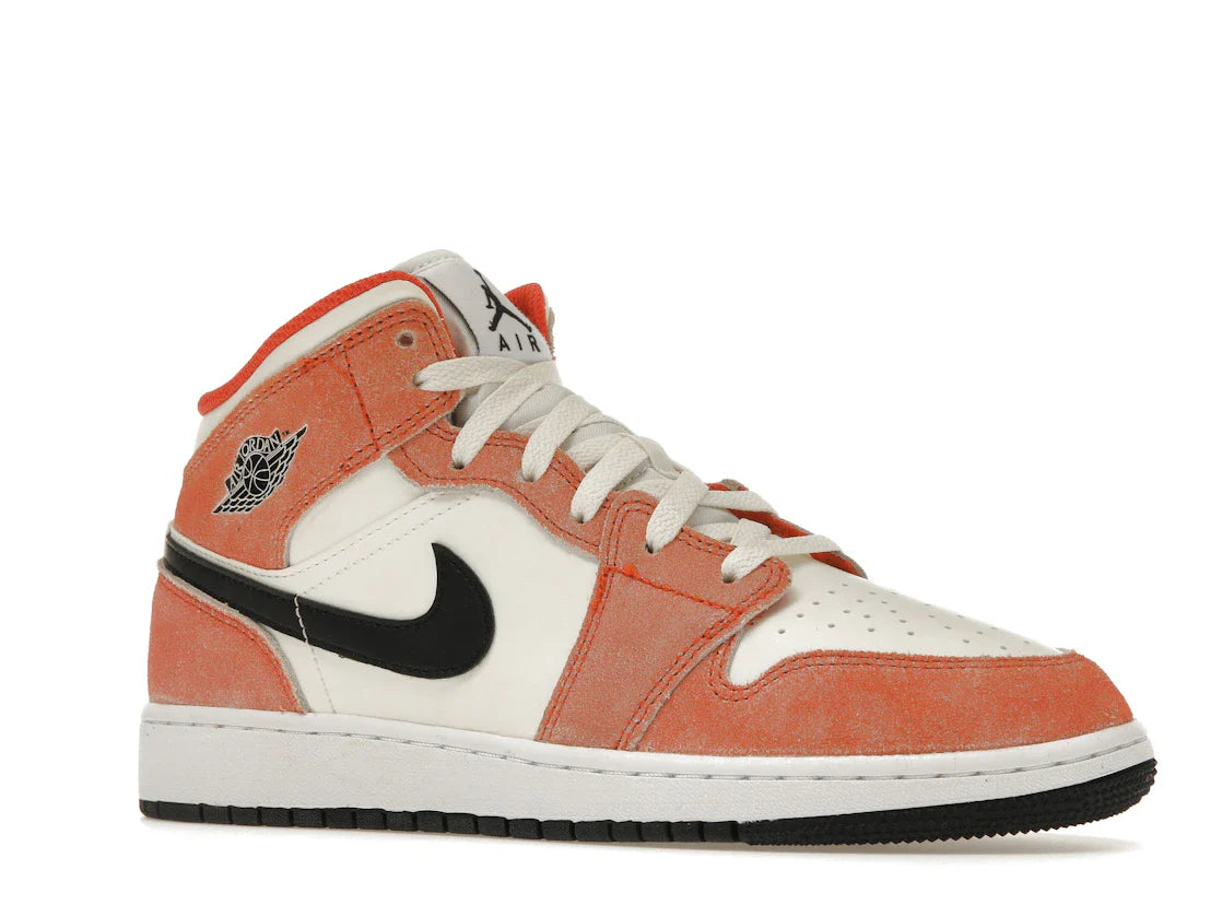 Nike Air Jordan 1 Mid 'Orange Suede'