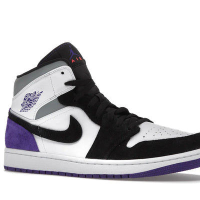 Nike Air Jordan 1 Mid 'Varsity Purple'