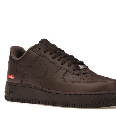 Nike Air Force 1 Low Supreme Box Logo Baroque Brown