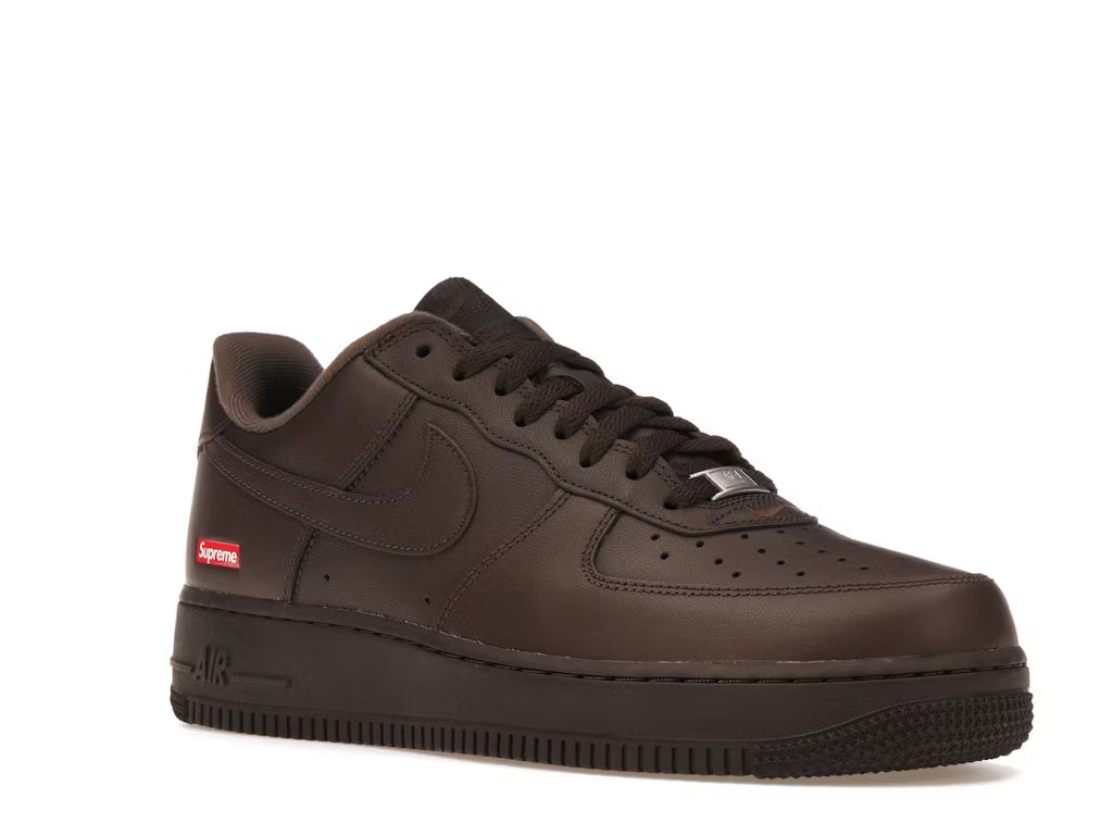 Nike Air Force 1 Low Supreme Box Logo Baroque Brown