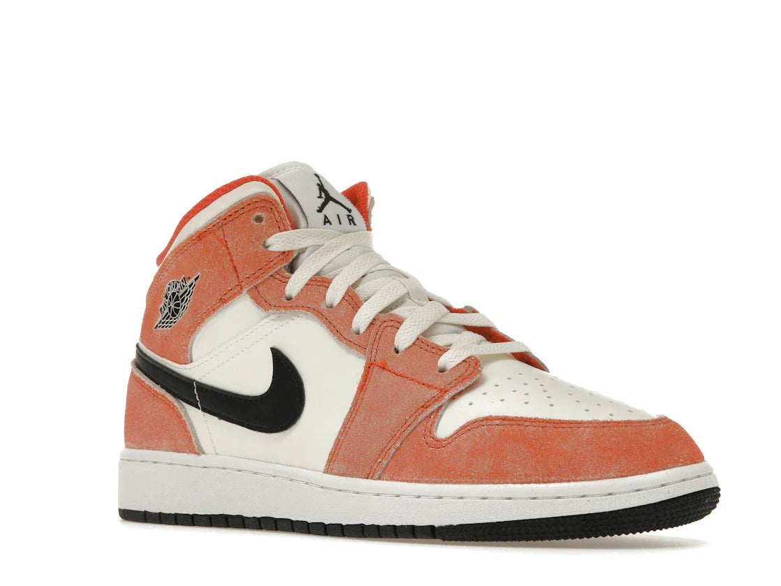 Nike Air Jordan 1 Mid 'Orange Suede'