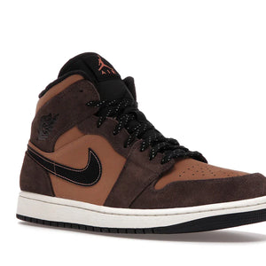 Nike Air Jordan 1 Mid 'Dark Chocolate/Earth'