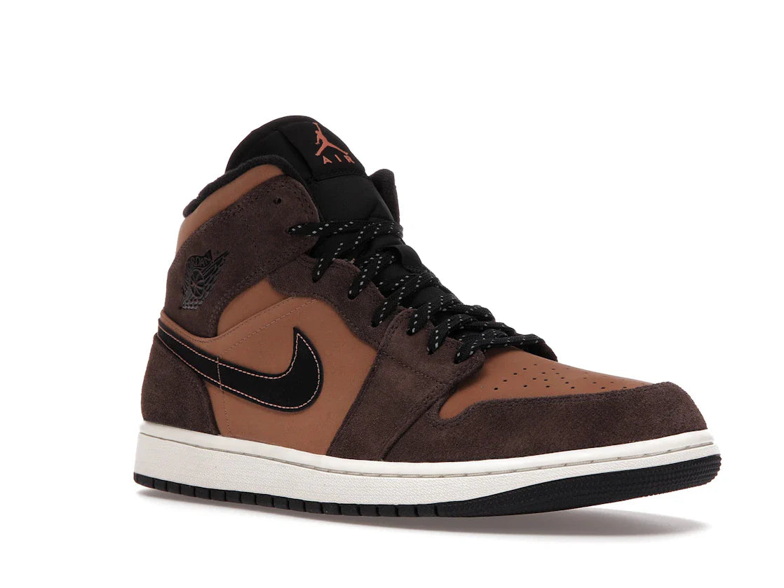 Nike Air Jordan 1 Mid 'Dark Chocolate/Earth'
