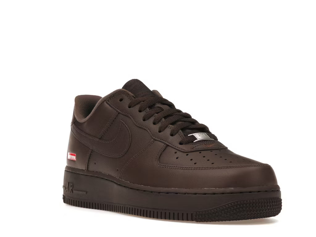 Nike Air Force 1 Low Supreme Box Logo Baroque Brown