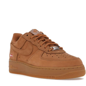 Nike Air Force 1 Low Supreme Box Logo Wheat Flax