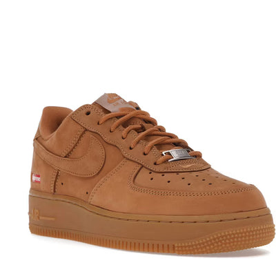 Nike Air Force 1 Low Supreme Box Logo Wheat Flax