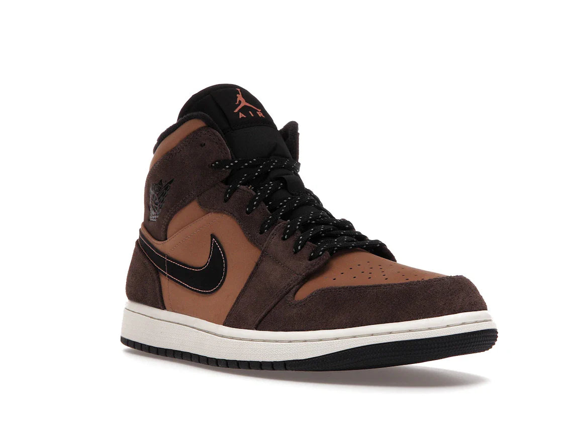 Nike Air Jordan 1 Mid 'Dark Chocolate/Earth'