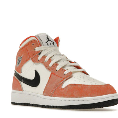 Nike Air Jordan 1 Mid 'Orange Suede'