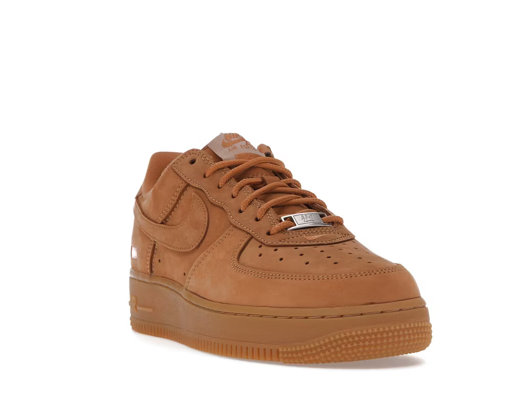 Nike Air Force 1 Low Supreme Box Logo Wheat Flax