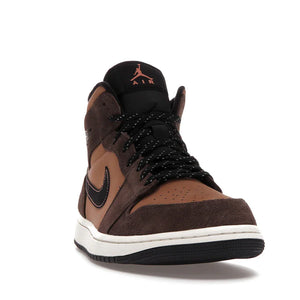 Nike Air Jordan 1 Mid 'Dark Chocolate/Earth'