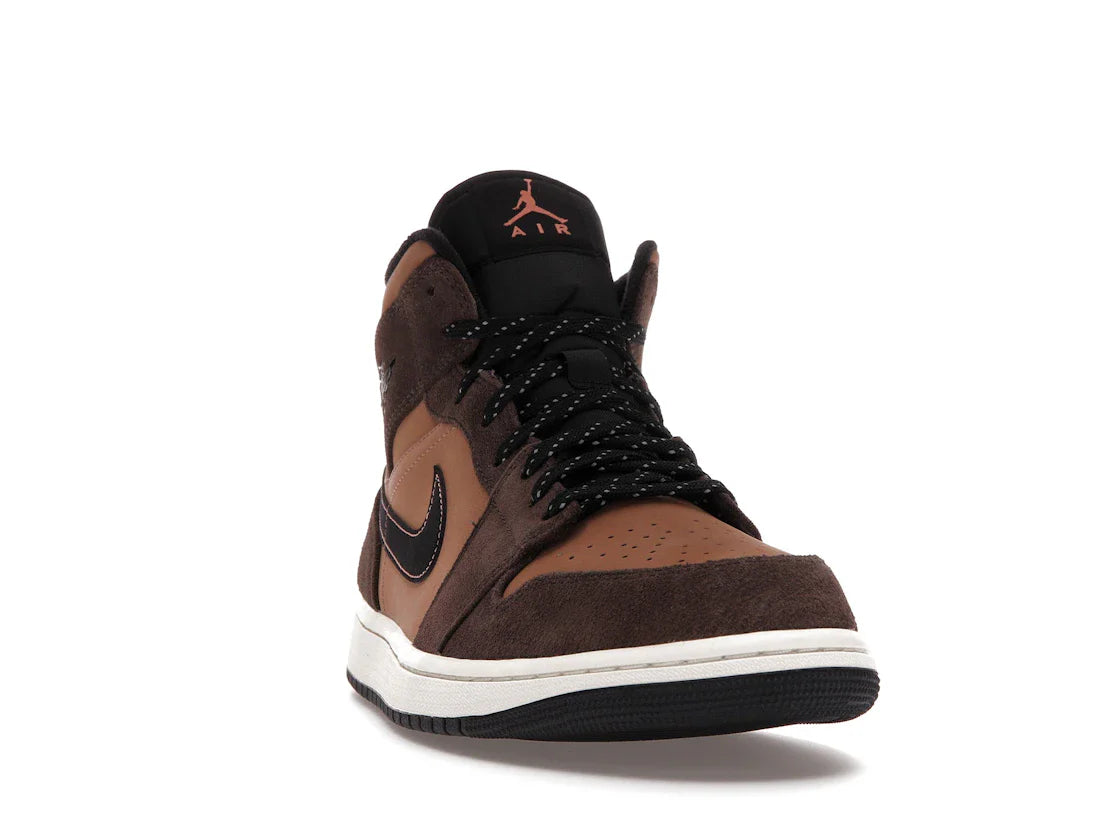Nike Air Jordan 1 Mid 'Dark Chocolate/Earth'