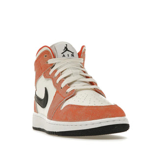 Nike Air Jordan 1 Mid 'Orange Suede'
