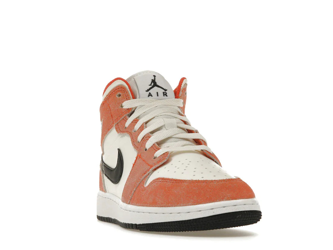 Nike Air Jordan 1 Mid 'Orange Suede'
