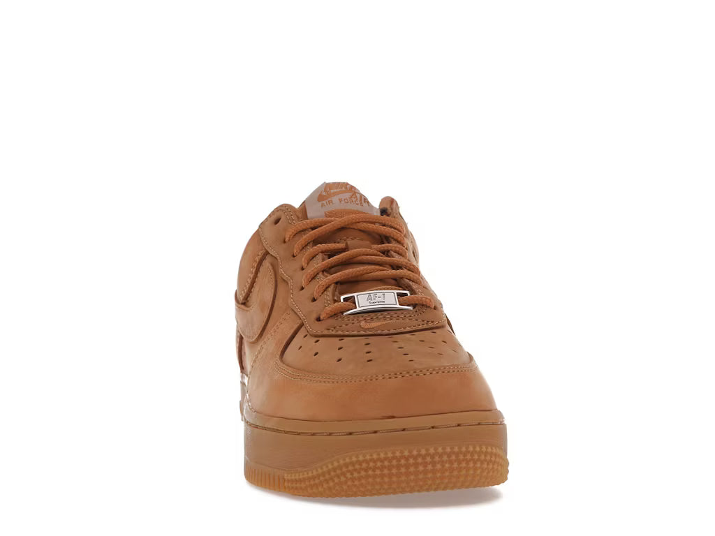 Nike Air Force 1 Low Supreme Box Logo Wheat Flax