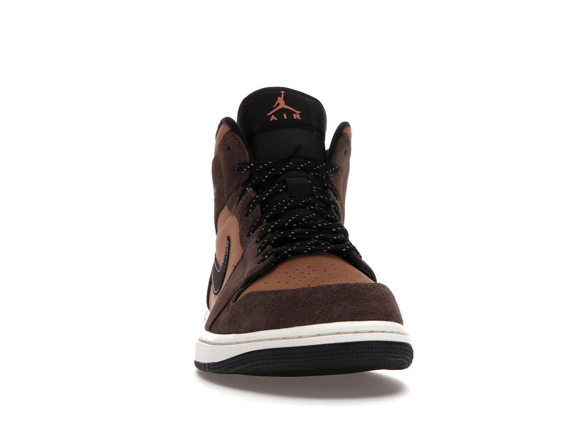 Nike Air Jordan 1 Mid 'Dark Chocolate/Earth'