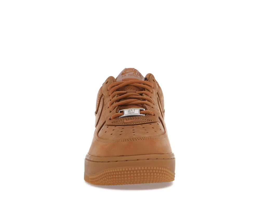 Nike Air Force 1 Low Supreme Box Logo Wheat Flax