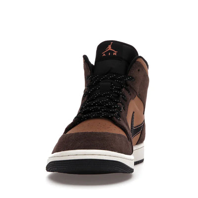 Nike Air Jordan 1 Mid 'Dark Chocolate/Earth'