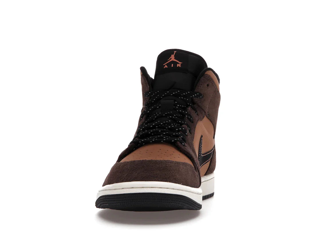 Nike Air Jordan 1 Mid 'Dark Chocolate/Earth'