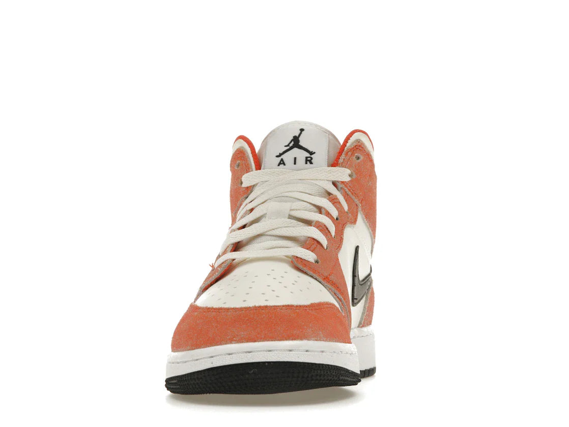 Nike Air Jordan 1 Mid 'Orange Suede'
