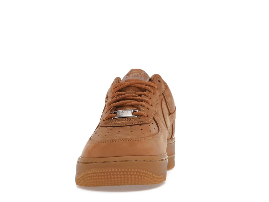 Nike Air Force 1 Low Supreme Box Logo Wheat Flax