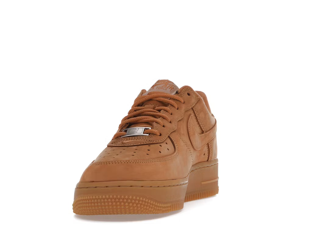 Nike Air Force 1 Low Supreme Box Logo Wheat Flax