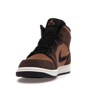 Nike Air Jordan 1 Mid 'Dark Chocolate/Earth'