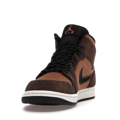 Nike Air Jordan 1 Mid 'Dark Chocolate/Earth'