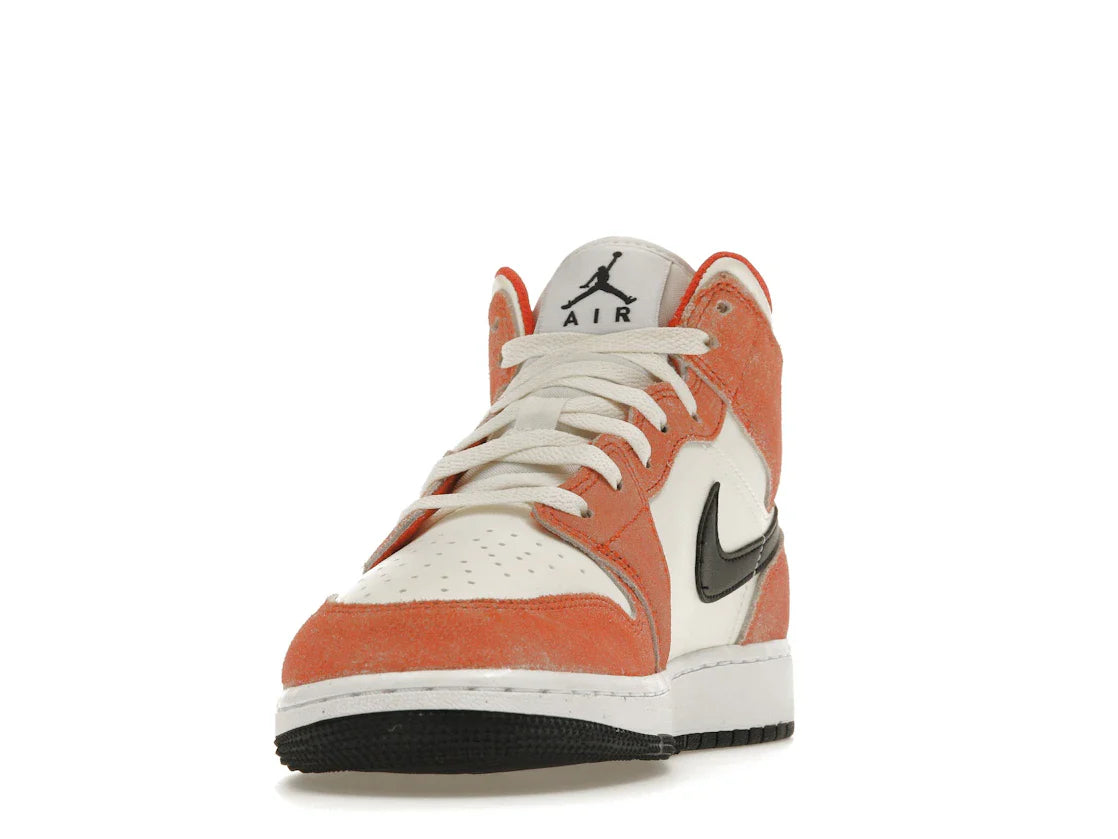 Nike Air Jordan 1 Mid 'Orange Suede'
