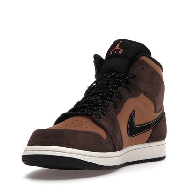 Nike Air Jordan 1 Mid 'Dark Chocolate/Earth'