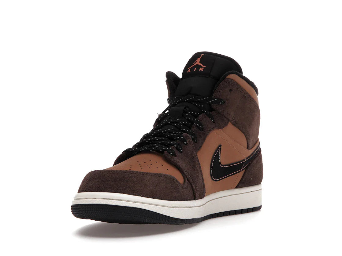 Nike Air Jordan 1 Mid 'Dark Chocolate/Earth'