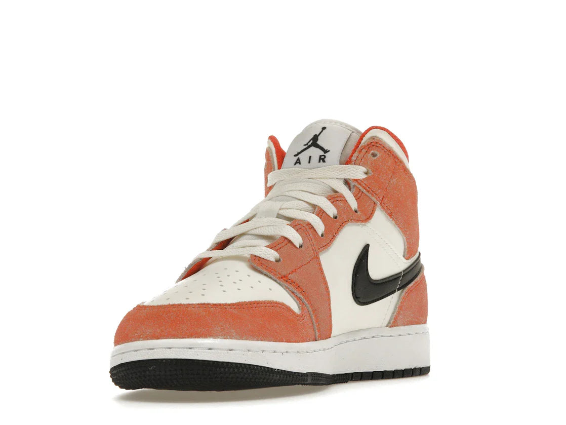 Nike Air Jordan 1 Mid 'Orange Suede'