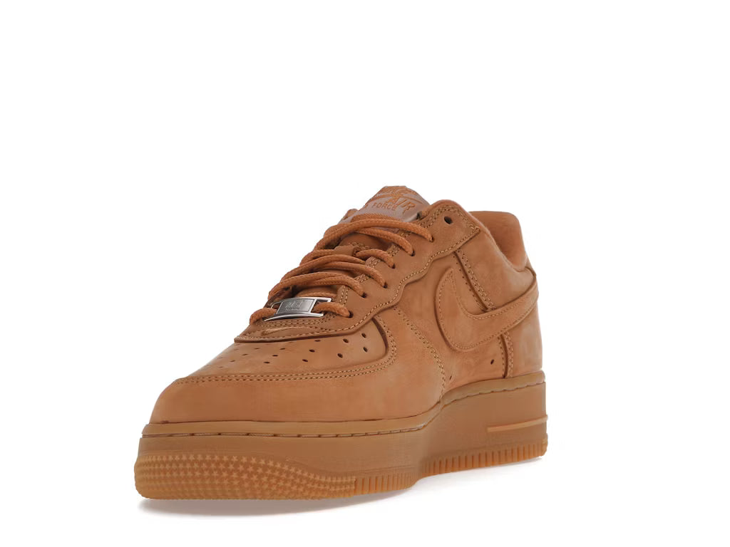 Nike Air Force 1 Low Supreme Box Logo Wheat Flax