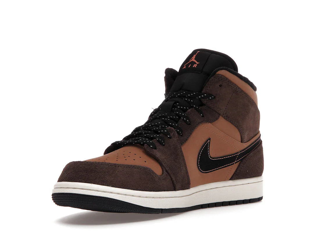 Nike Air Jordan 1 Mid 'Dark Chocolate/Earth'